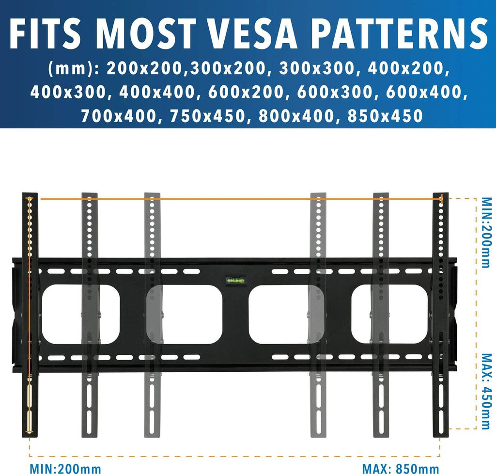 Large Tilting TV Wall Mount Bracket, 220 Pound Capacity, VESA Compatible, Pack of 2 Y718
