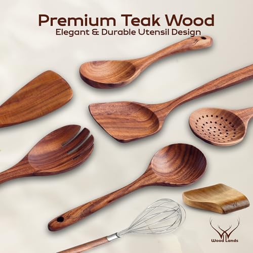 Wooden Spoons and Spatulas 6-Piece Non-Stick Cookware E81821