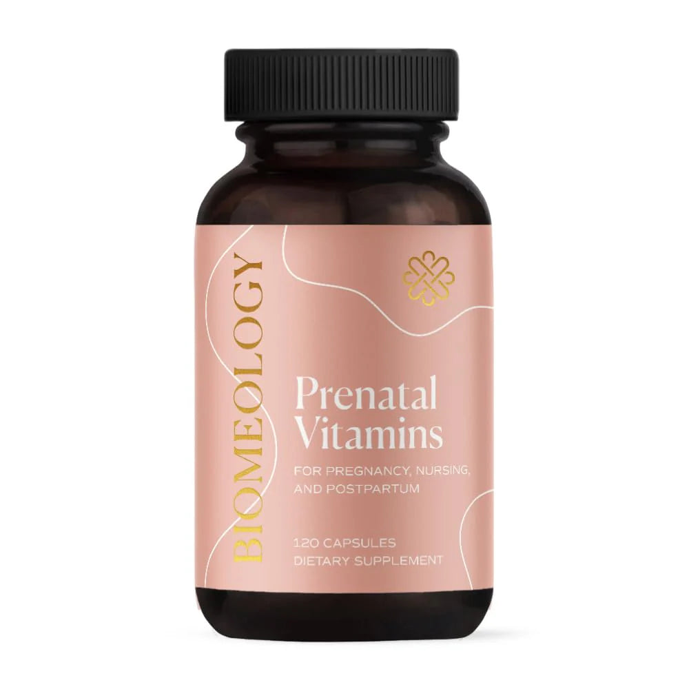 Prenatal Vitamins with Methylfolate Choline Zinc Vitamin D 120 Capsules Z28677
