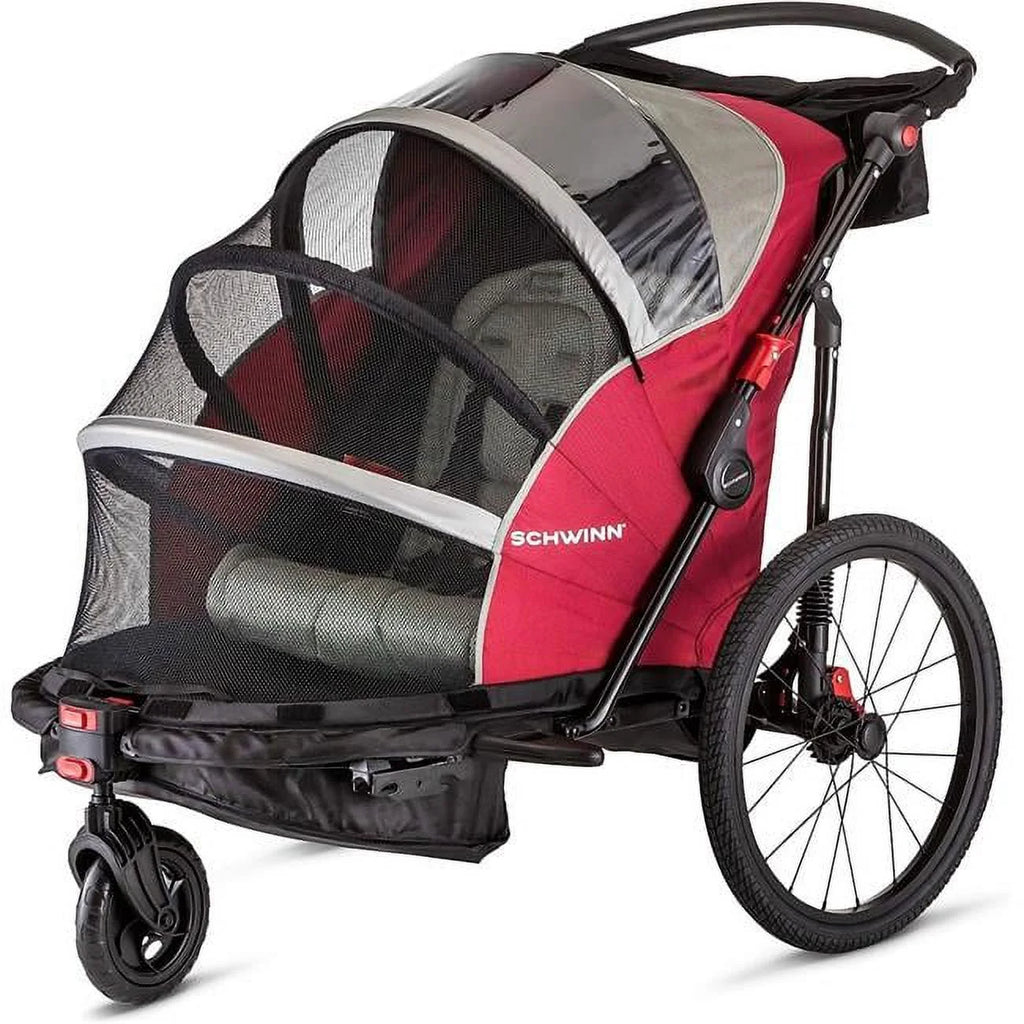 Red Black Child Bicycle Trailer U44492