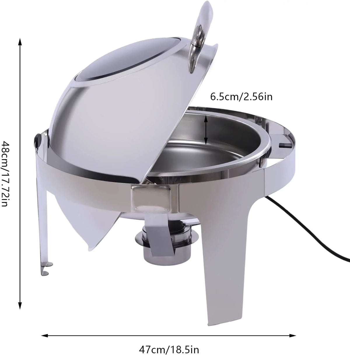 6L Stainless Steel Chafing Dish Set J4737
