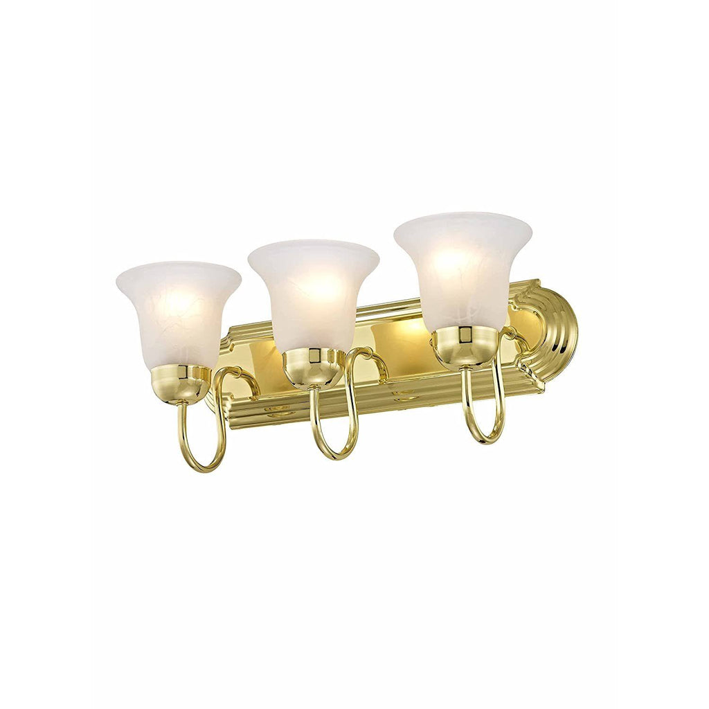 Polished Brass 3-Light Bath Light V8825