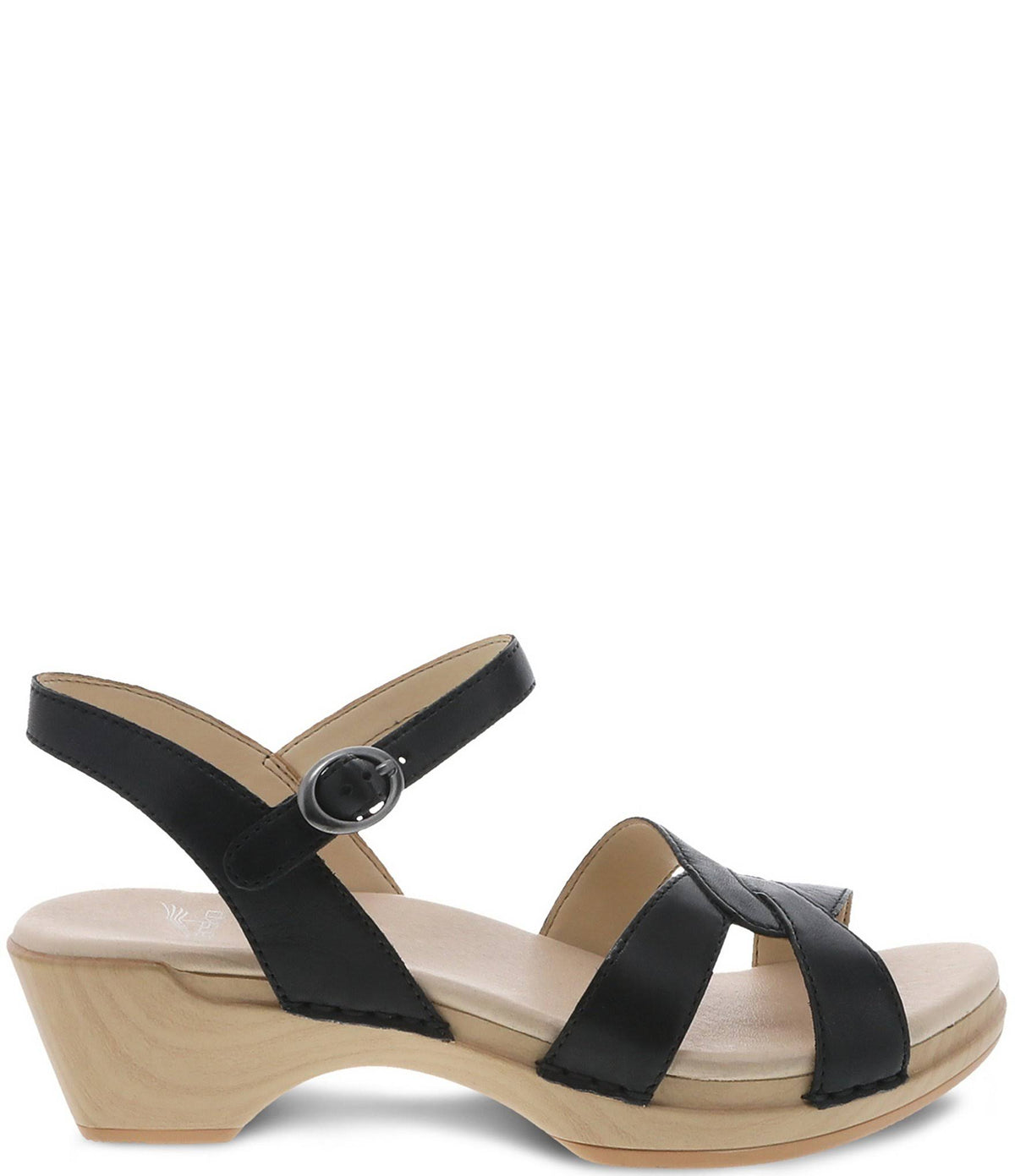 Black Burnished Calf Shoes E2219