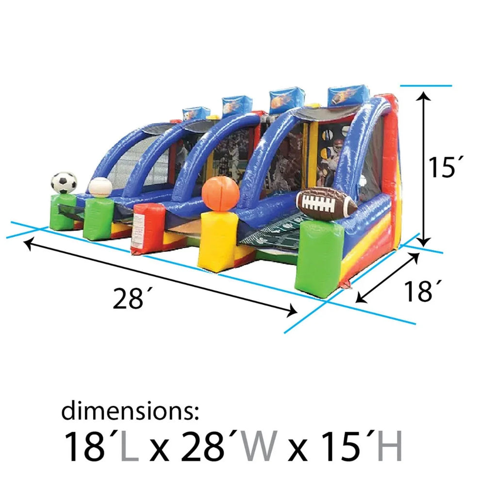 Commercial Vinyl Inflatable Kids Game E40614
