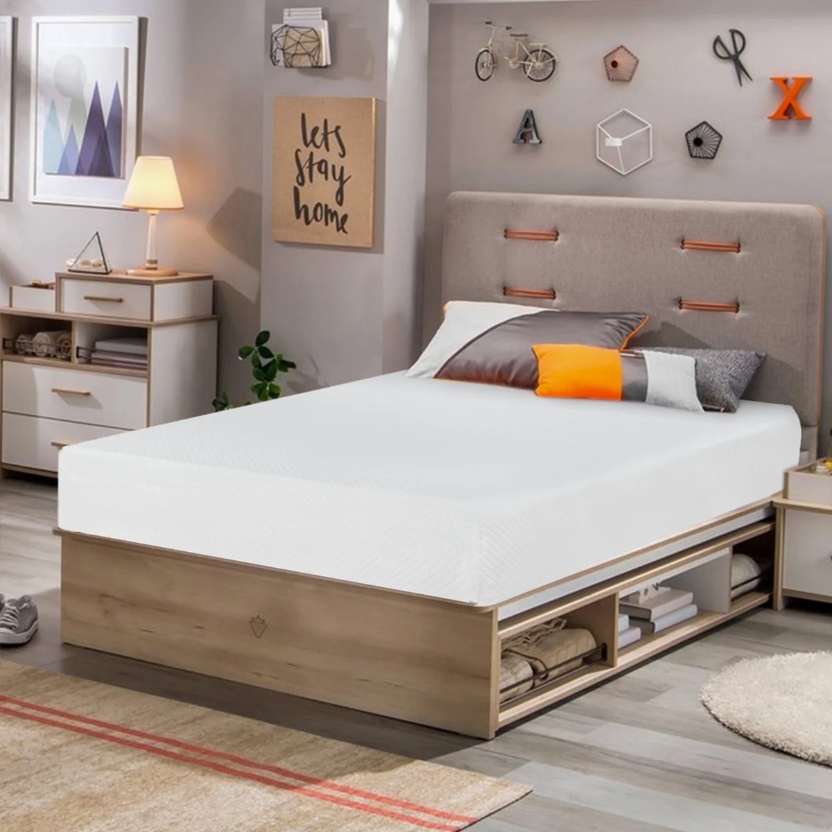 8 inch Twin Size Memory Foam Gel Mattress K757708