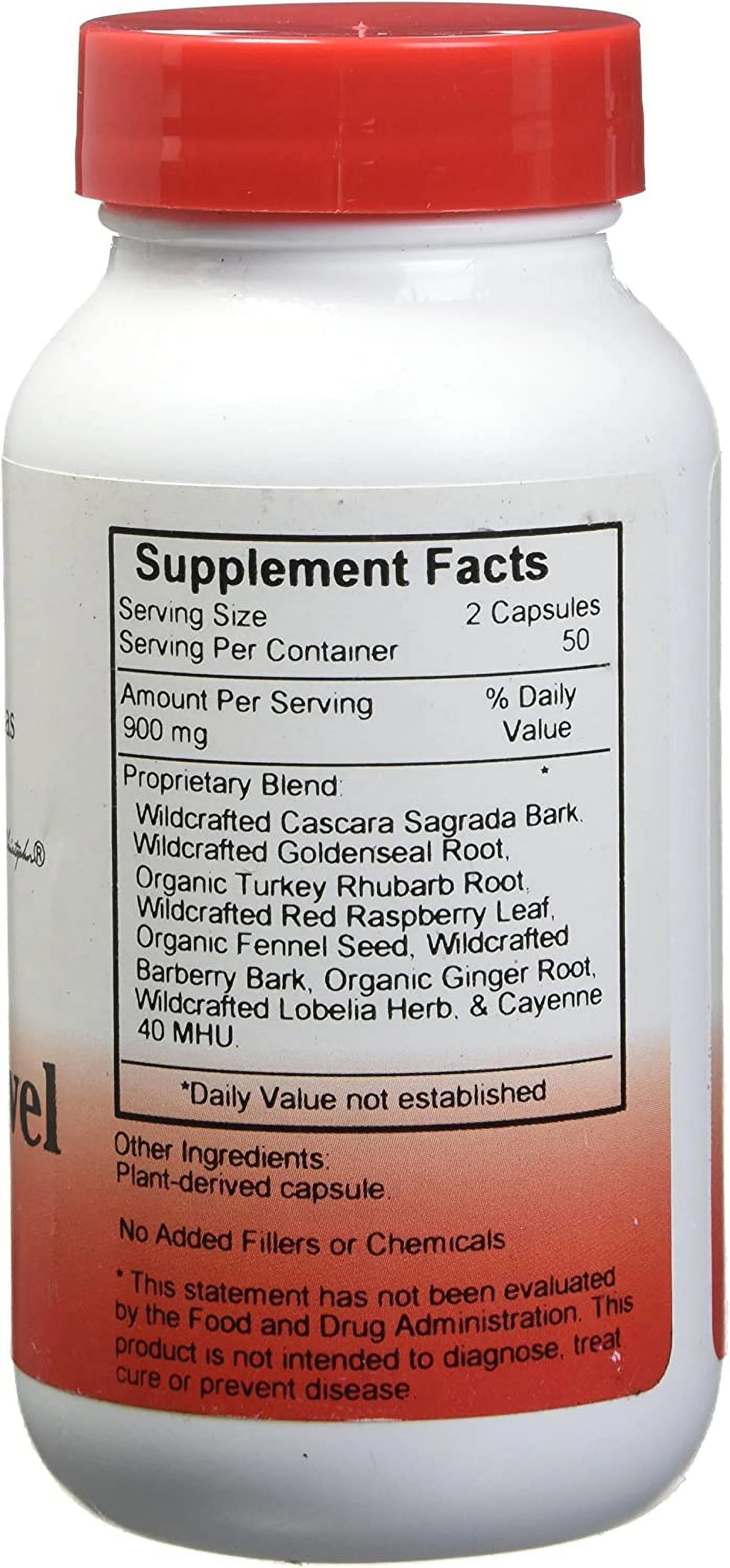 100 VCaps Lower Bowel Formula P4023