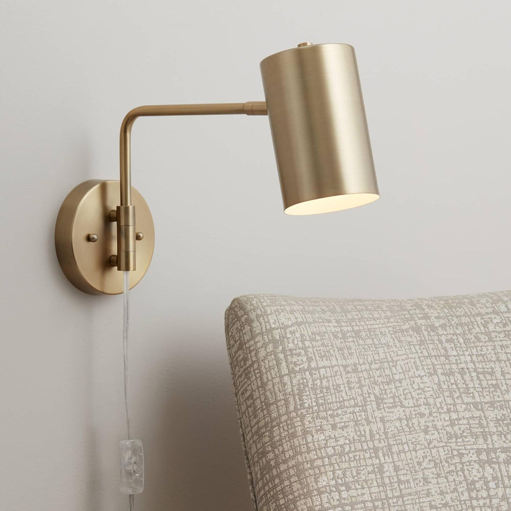Polished Brass Plug-in Wall Lamp G93597