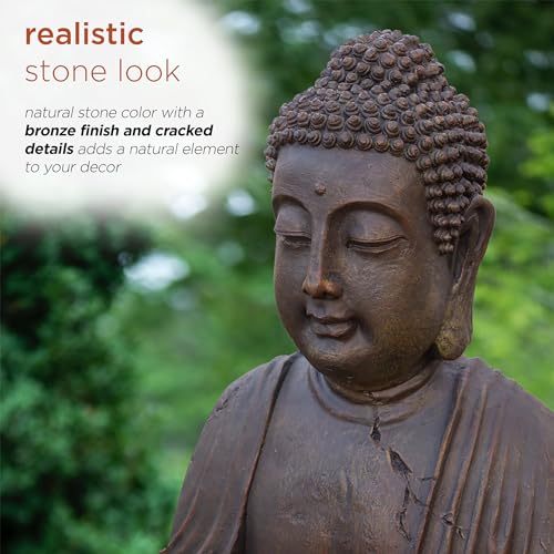 Outdoor Buddha Statue Waterfall Fountain R25528