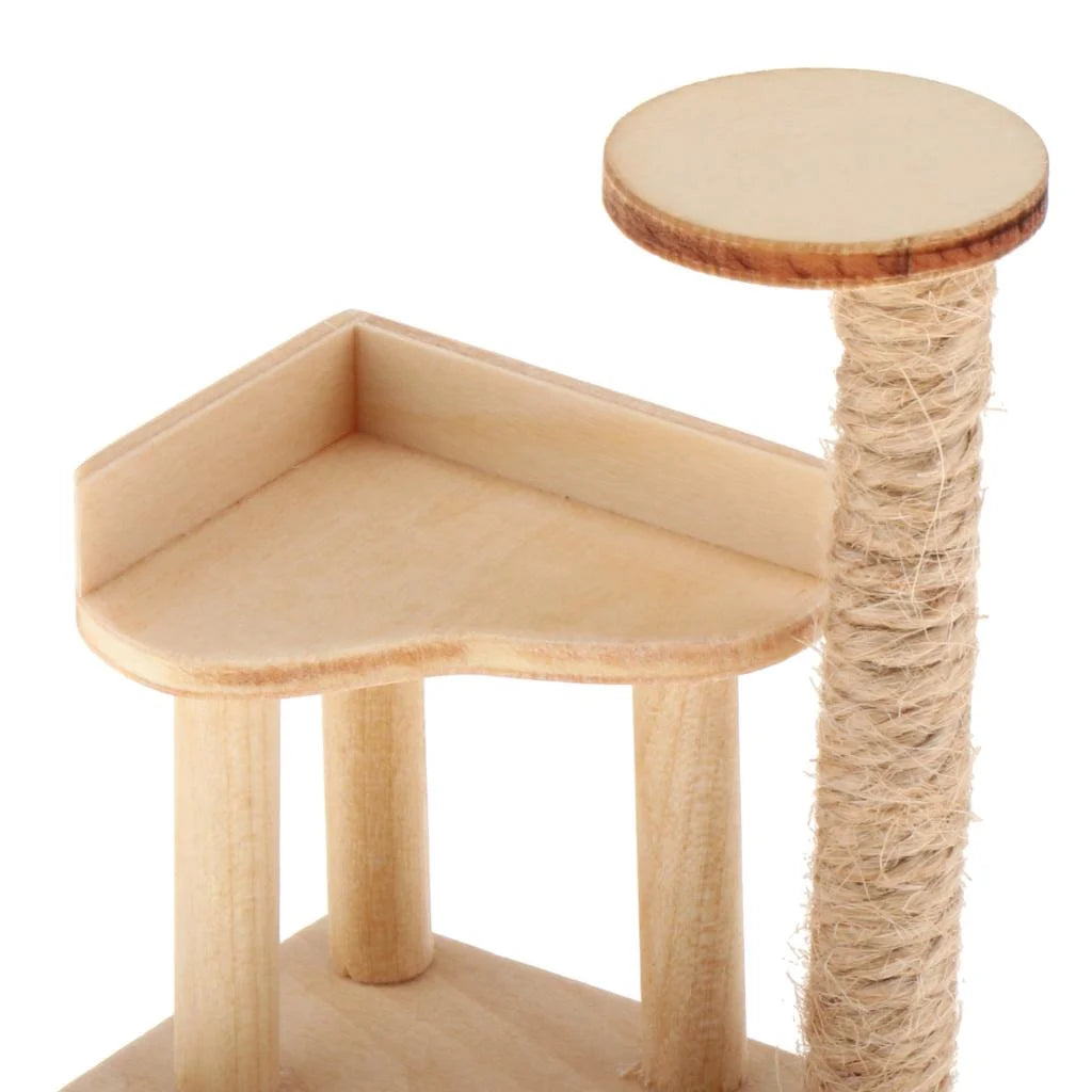 Miniature Cat Climbing Dollhouse Furniture G2284