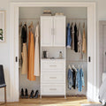 3 Drawer White Closet Storage U924405
