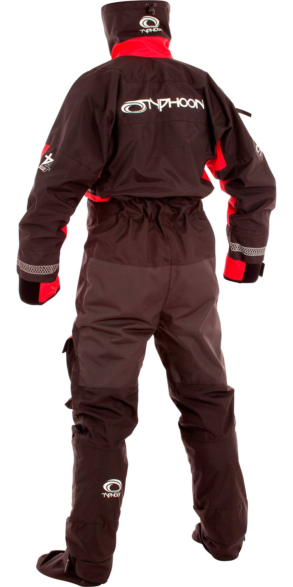 Black/Red Drysuit with Undersuit V1939