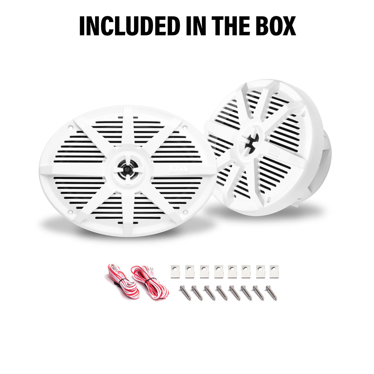 6 x 9 Inch Marine Stereo Speakers E48445