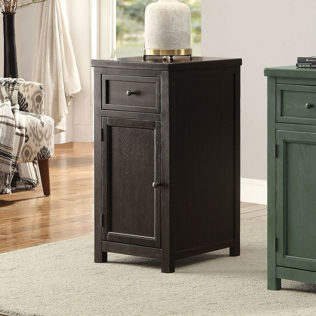 18-inch Solid Wood 1-Drawer Side Table N545581