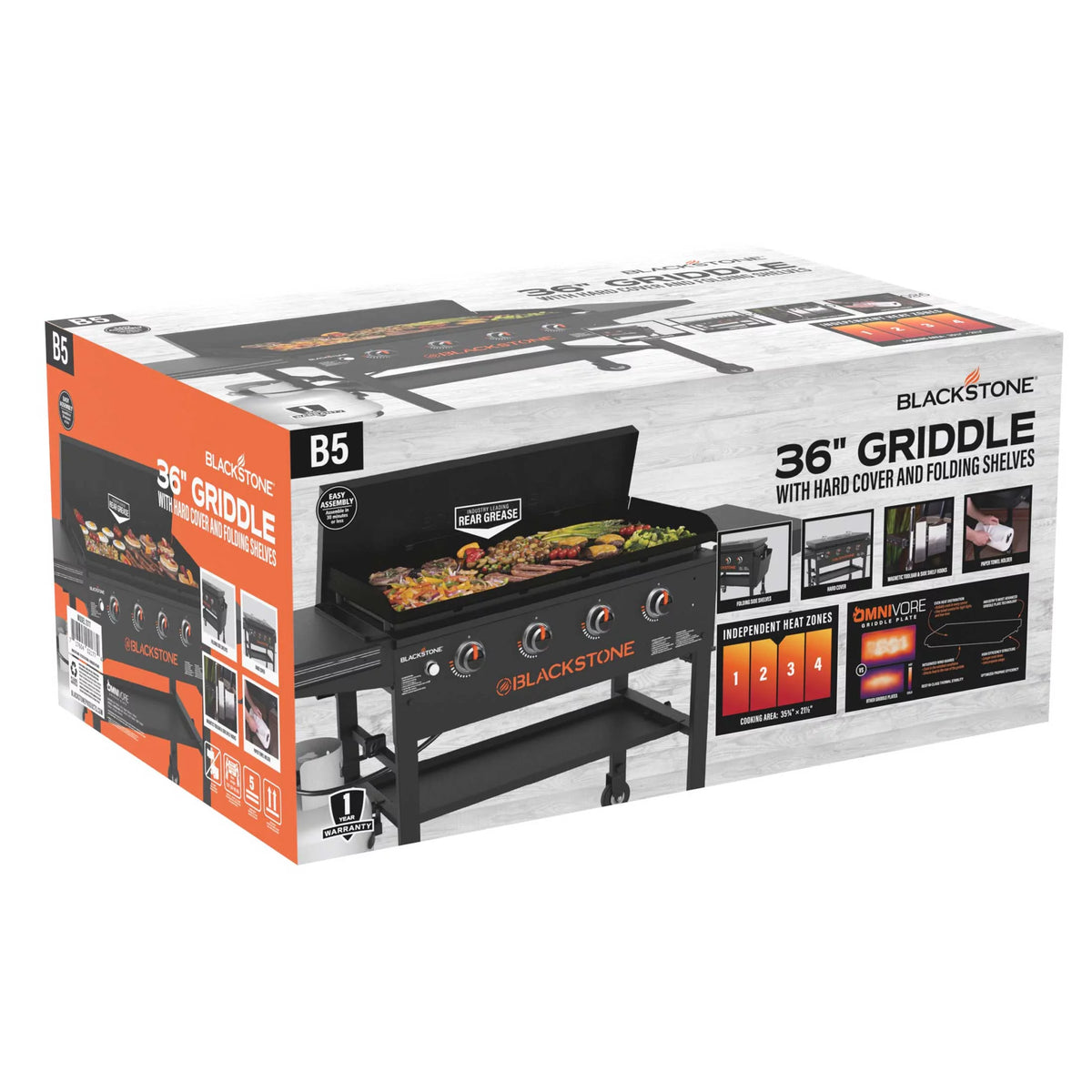 4-Burner Propane Griddle with Hard Cover Q105423