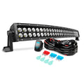 32-Inch 180W Black Curved LED Light Bar with Wiring Harness Kit Z985