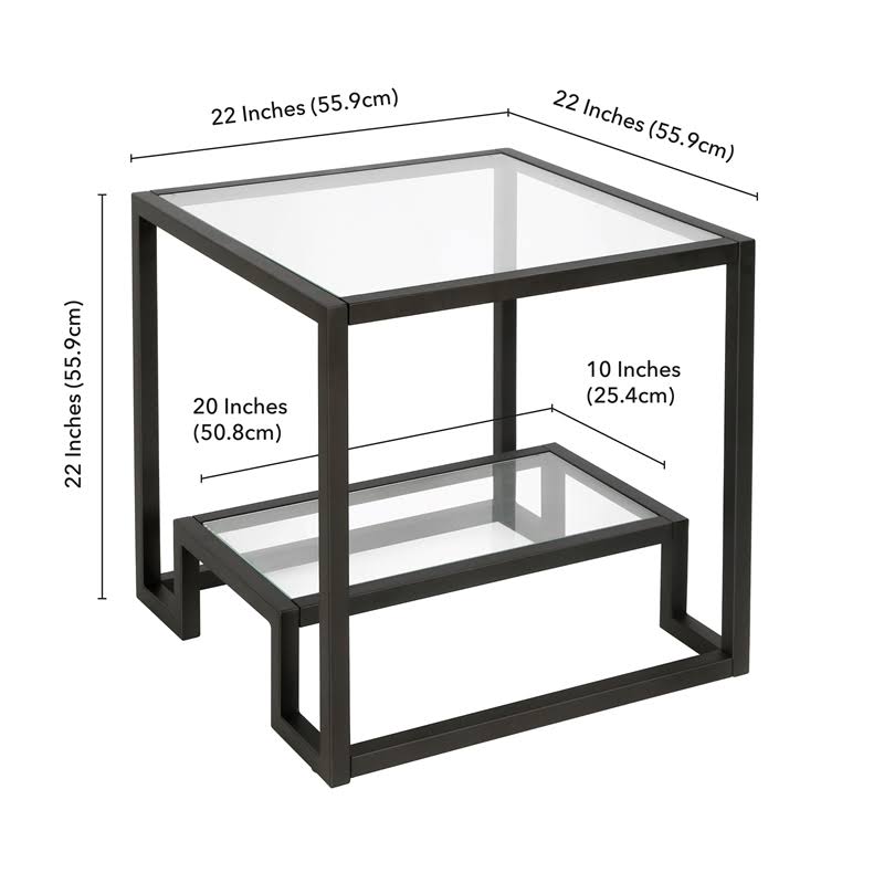 Blackened Bronze Side Table T824998