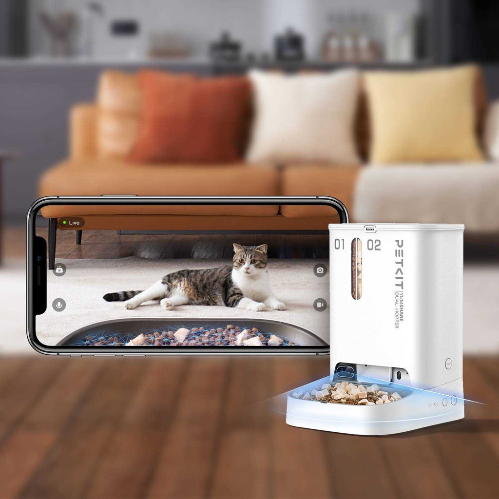 5L Wifi Enabled Automatic Cat Feeder with Camera R2719