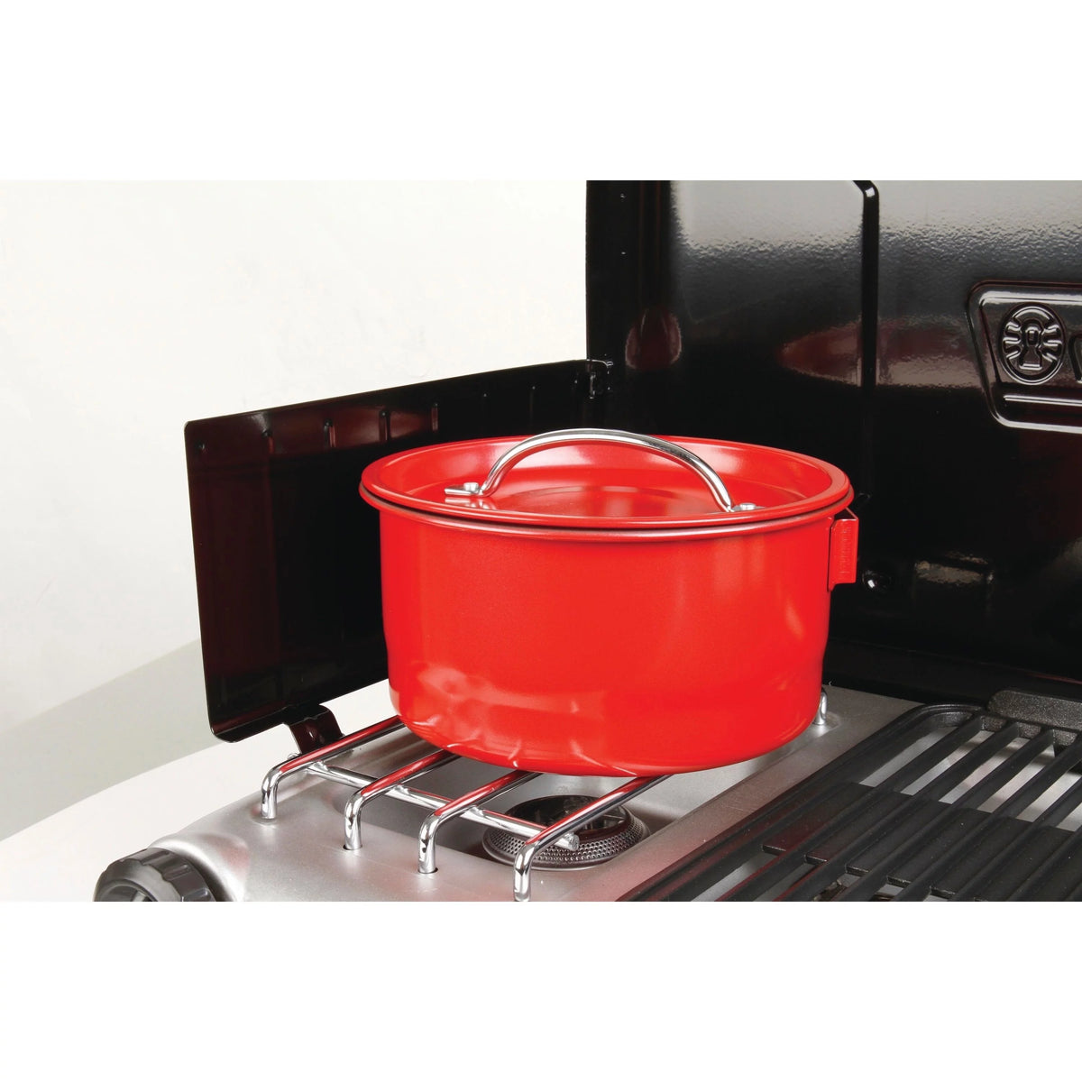 2 Burner Grill Stove Combo Black B1006