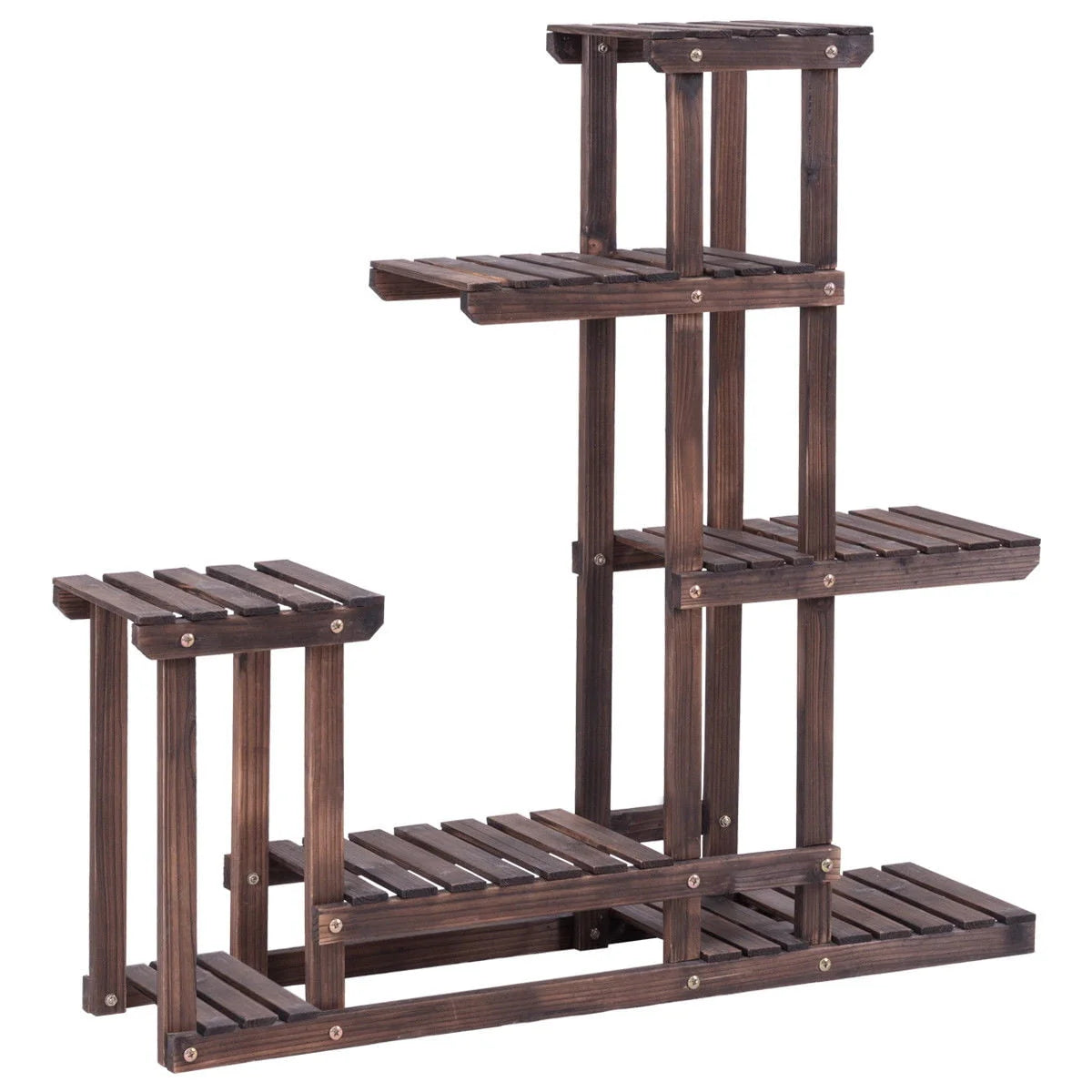 Wooden Plant Stand 6 Shelf T1146