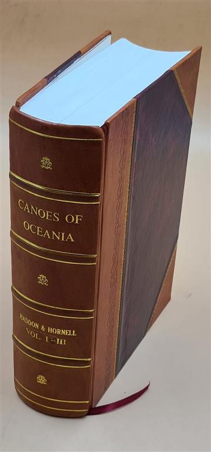 Canoes of Oceania Volume 1-3 1936 Leather Bound S64470