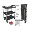 Collapsible Service Cart Q9901