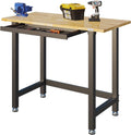 48 x 24 Rubber Wood Work Bench with Drawer P341