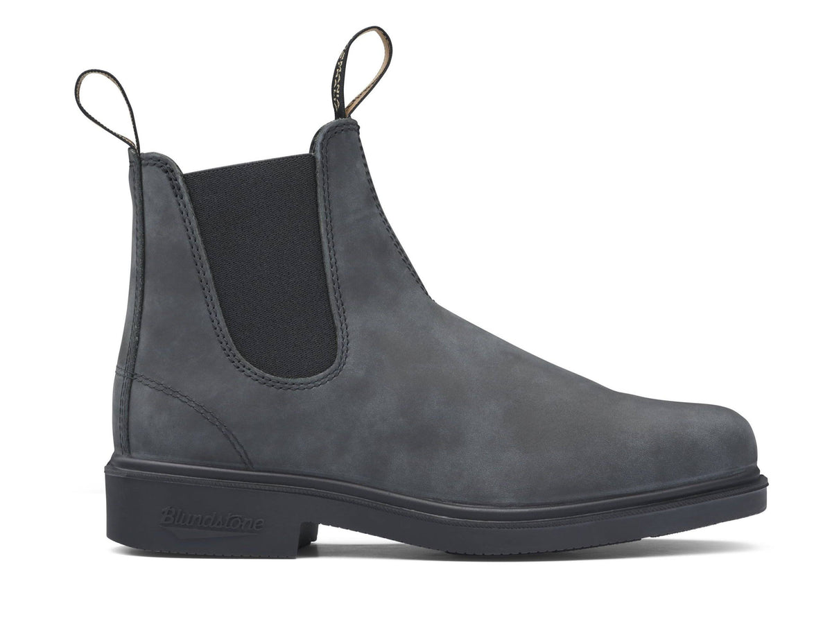 Rustic Black Chisel Toe Boots J855