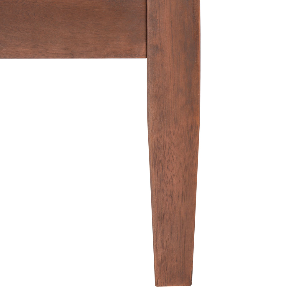 Natural Beige Eucalyptus Wood Accent Chair P9042