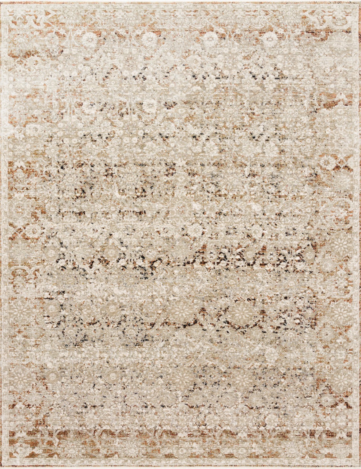 Natural Rust 9'5 x 12'10 Rug L772