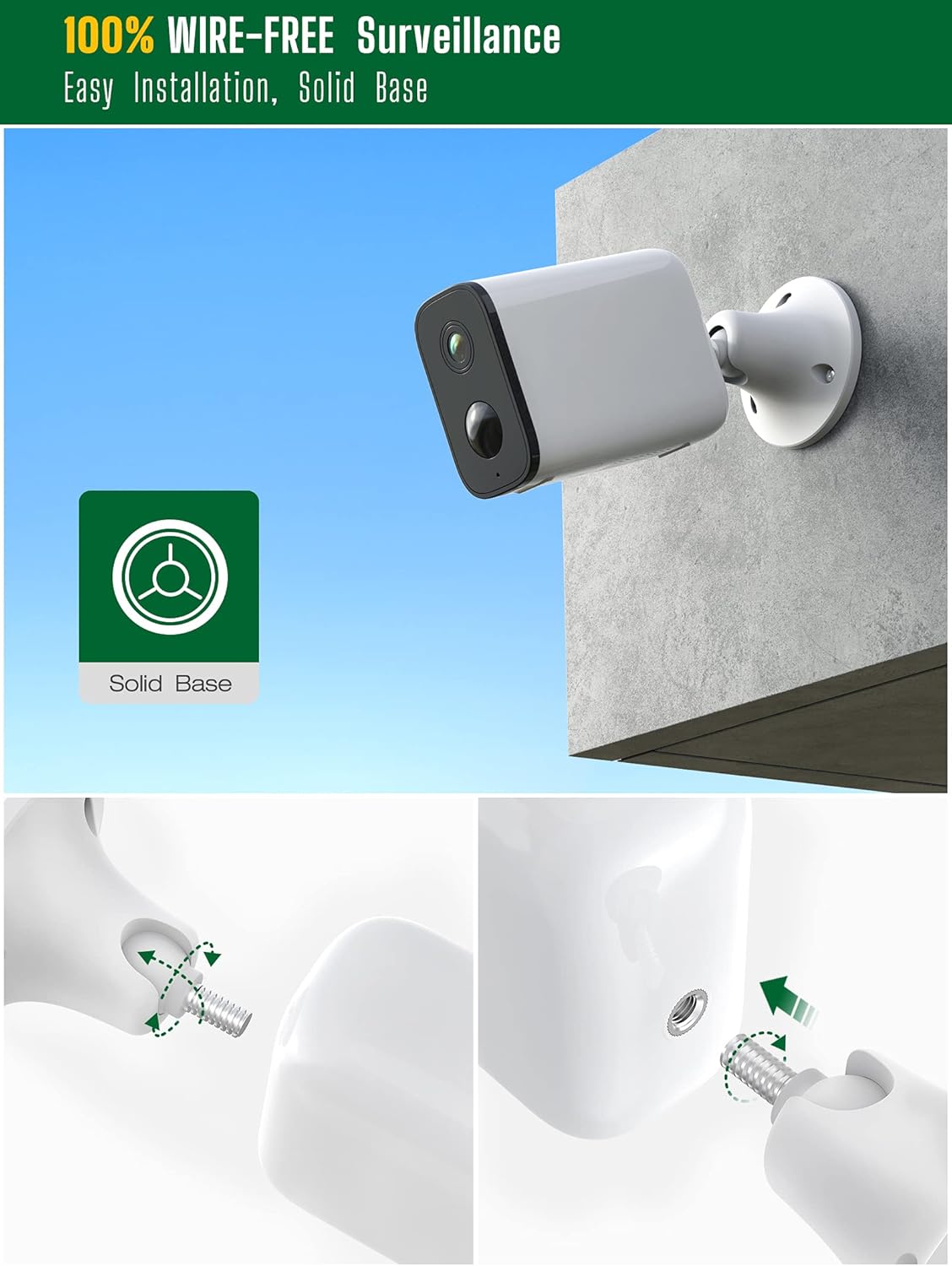 1080P Wireless Security Camera with Night Vision G6535