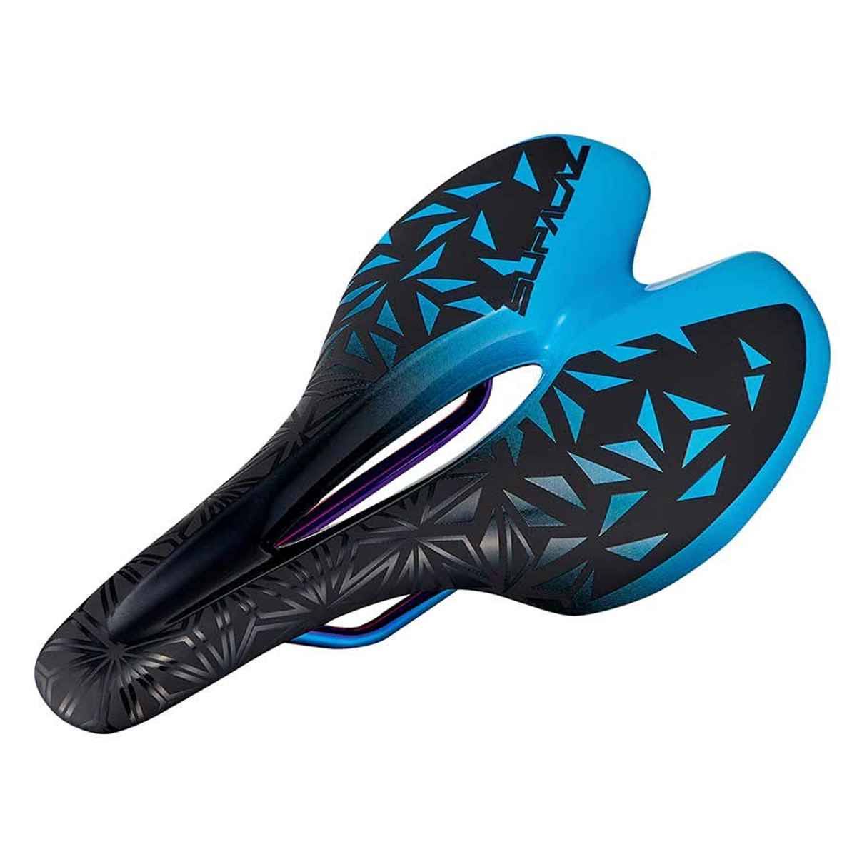 Neon Blue 143mm Saddle F839