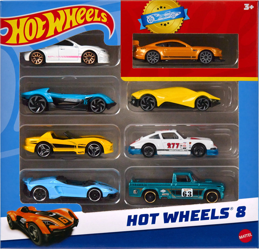 Set Of 8 1:64 Scale Toy Cars & Trucks C722