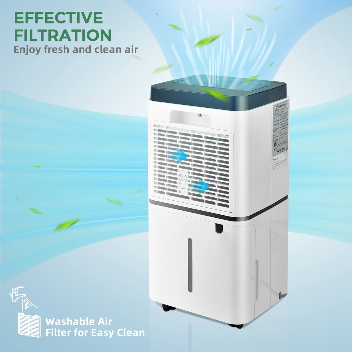 24 Pints Portable Dehumidifier B6594