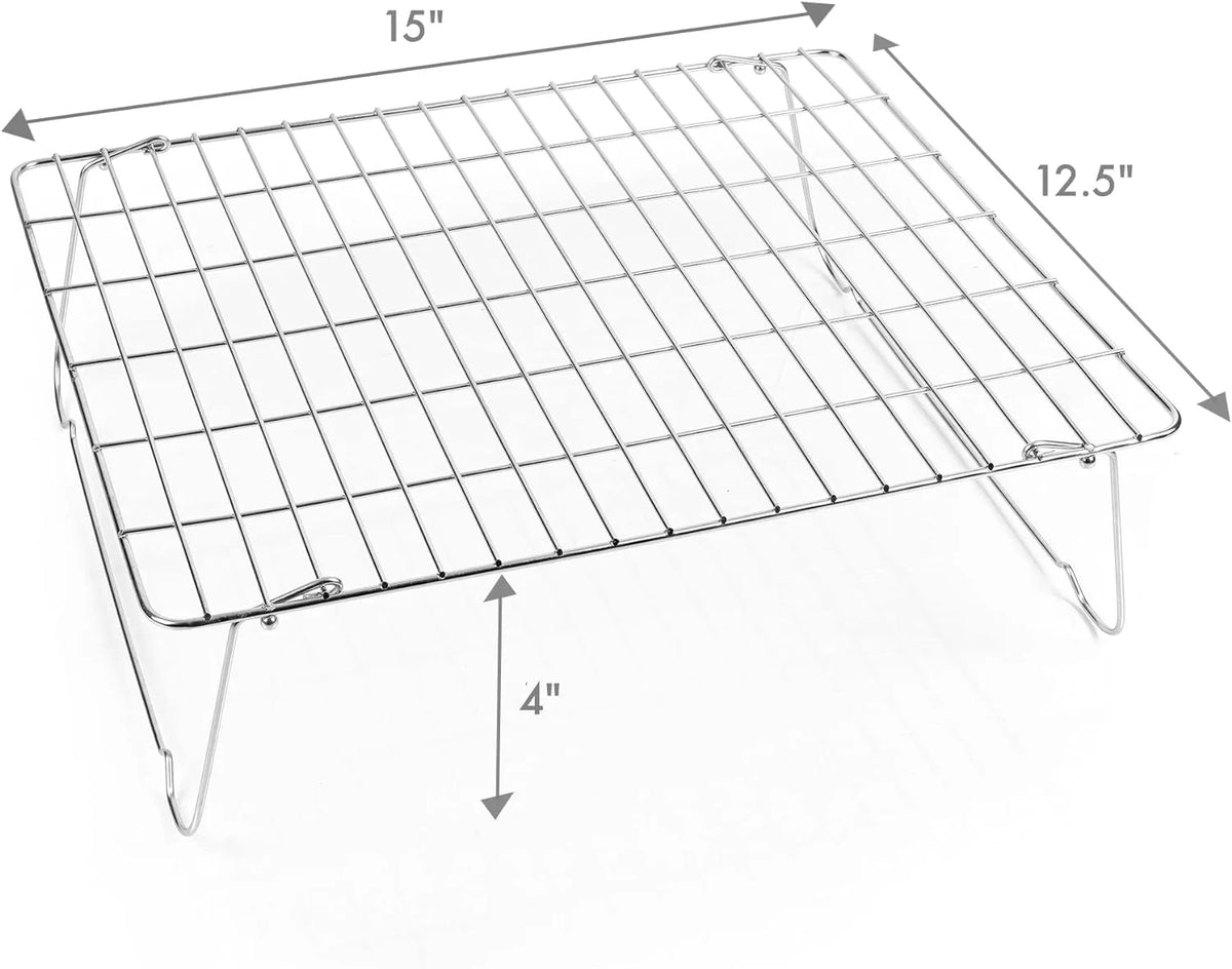 Stainless Steel Accessory Shelf With Folding Legs T732087