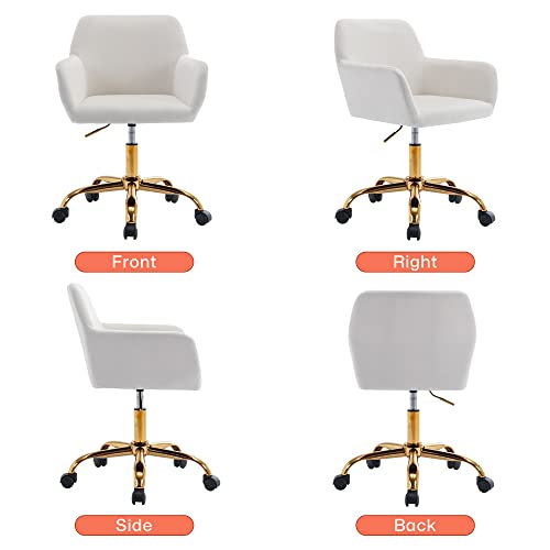 Baby Blue Velvet Office Desk Chair S298600