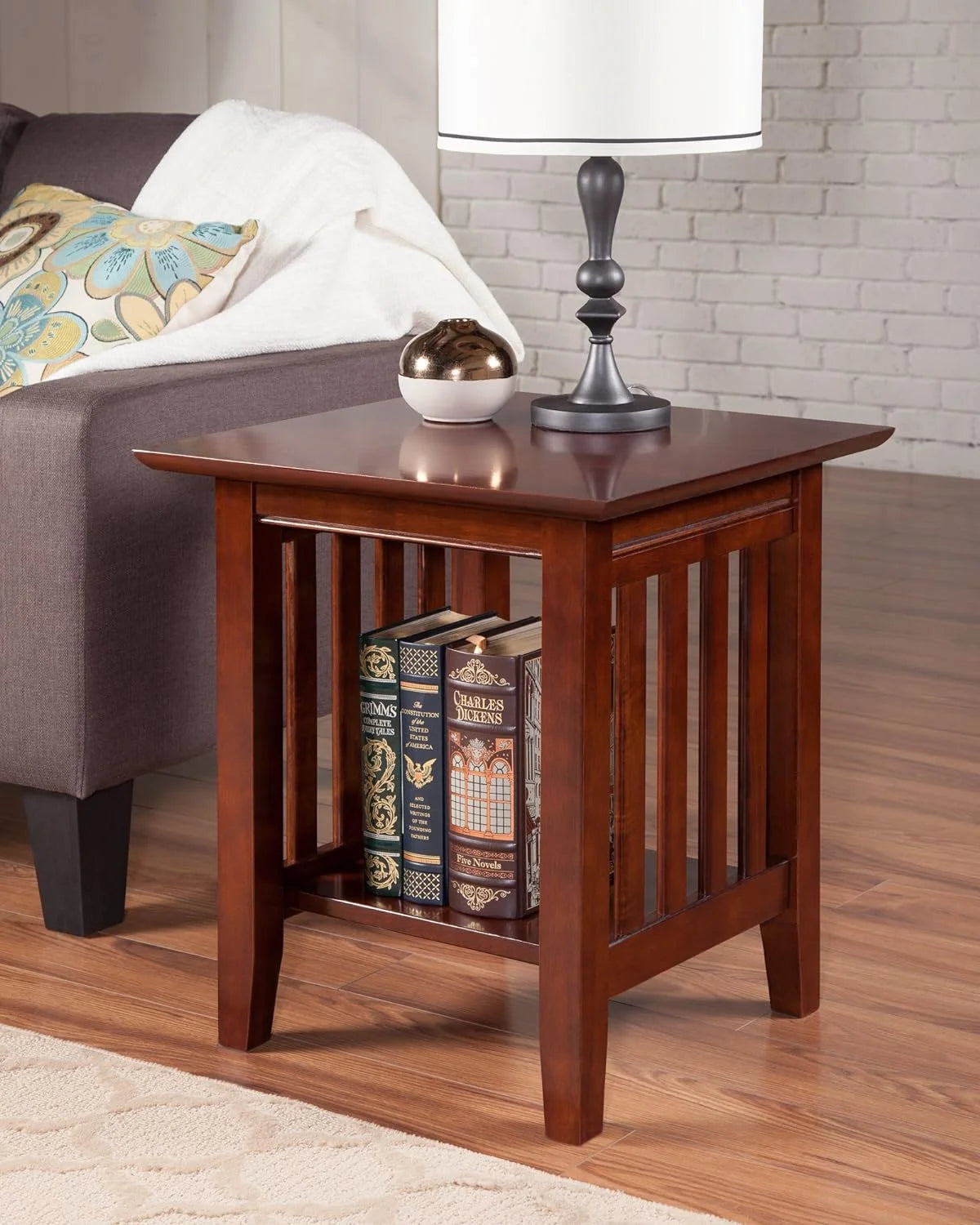 Walnut End Table V962663