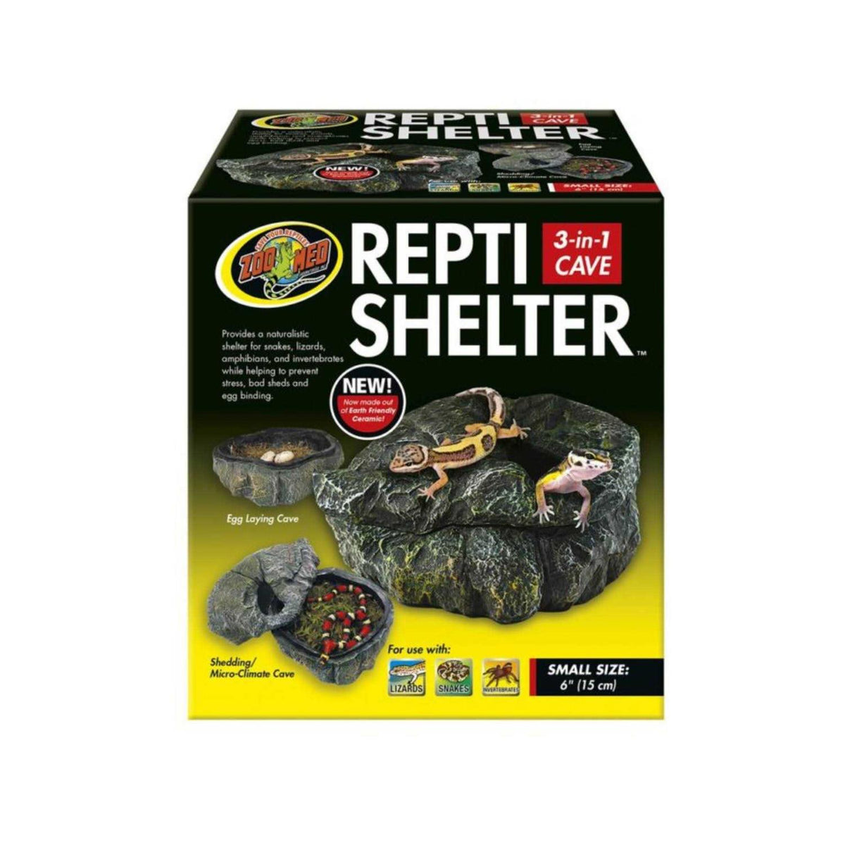 Reptile Shelter 3 in 1 Cave C226
