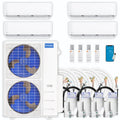 51,000 BTU 4 Zone Ductless Air Conditioner and Heat Pump D711