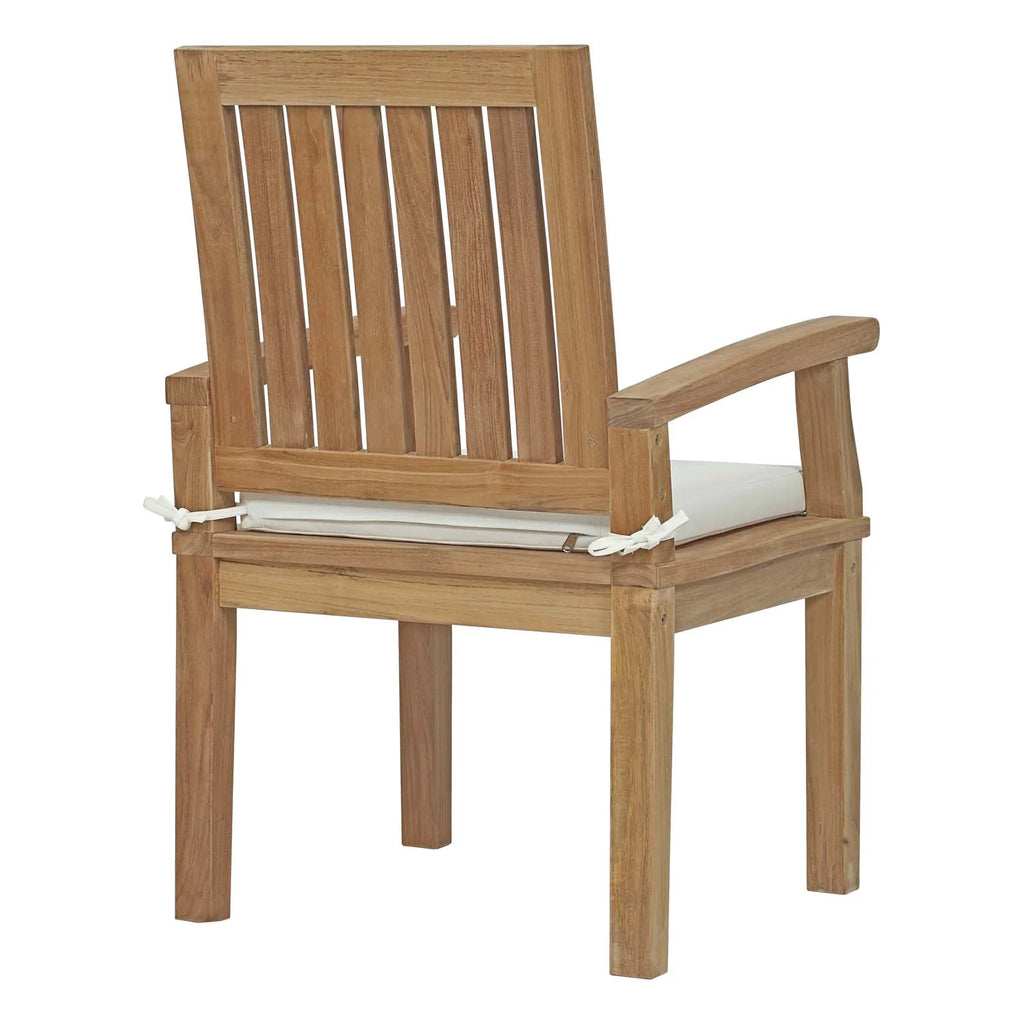7 Piece Outdoor Patio Teak Dining Set Q5856