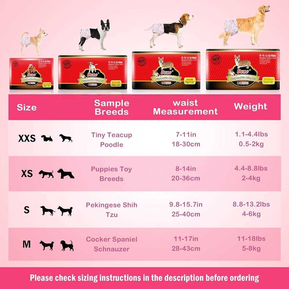 Disposable Pet Diapers for Female Dogs Super Absorbent V90639