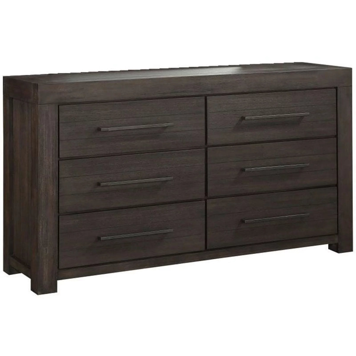 6 Drawer Distressed Basalt Gray Dresser U476394