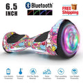 6.5 Bluetooth Speaker LED Light Self Balancing Electric Scooter V10183