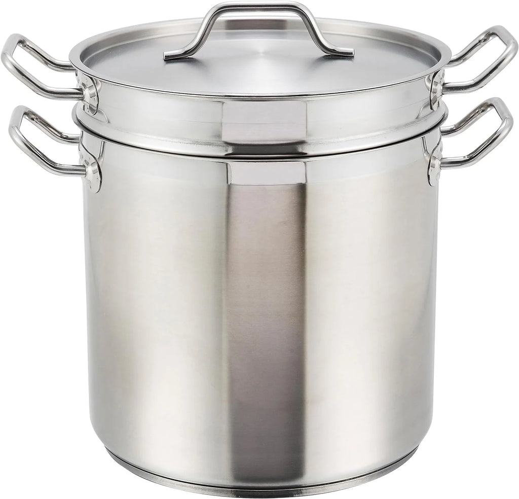 20 Quart Stainless Steamer/Pasta Cooker with Cover A7887