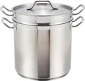 20 Quart Stainless Steamer/Pasta Cooker with Cover A7887