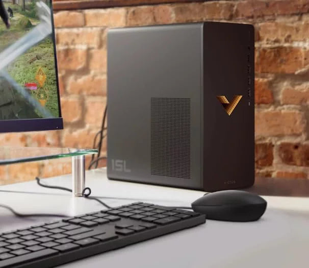 Gaming Desktop PC, Ryzen 5 5600G, RX6400, 64GB RAM, 2TB SSD, Mica Silver H752