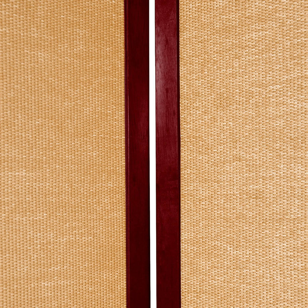 4 Panel Jute Shoji Screen V9390
