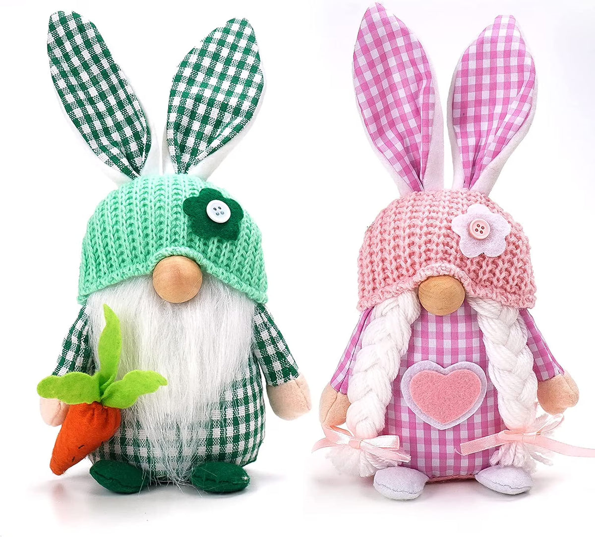 2 Pack Plush Gnome Decorations R9510