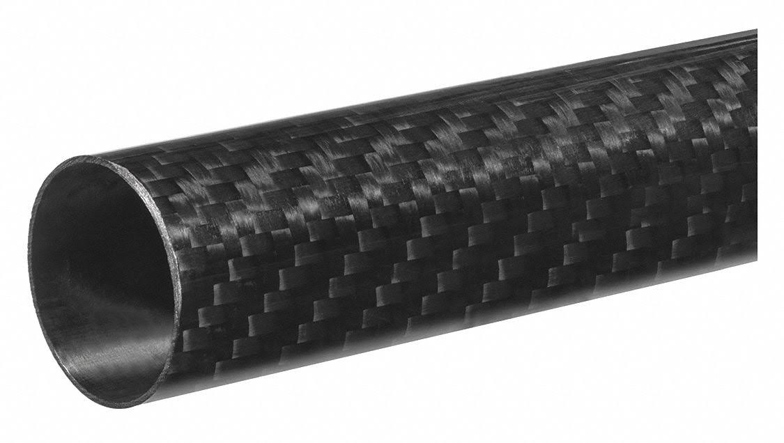 Carbon Fiber Tube Twill Weave 3/4x22 ID x 7/8x22 OD x 3 ft. Long H587