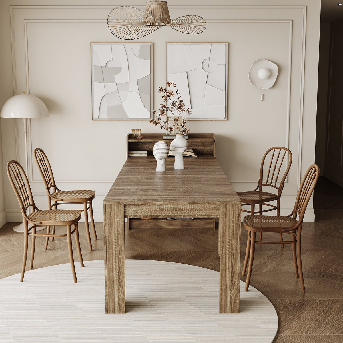 Extendable Dining Table with Storage G2861