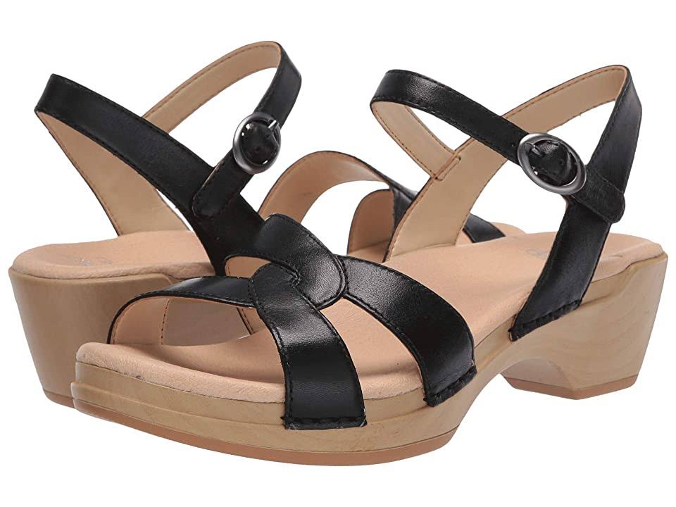 Black Burnished Calf Shoes E2219